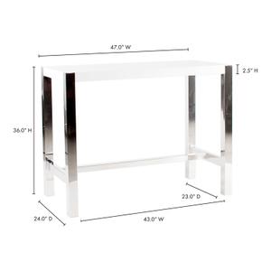 RIVA COUNTERTABLE WHITE by Moes Home