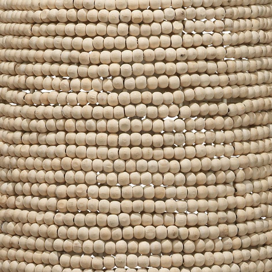 Canal Wood Beaded 1-Light Pendant by Jamie Young