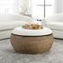 Island Straw Storage Ottoman / Coffee Table by Uttermost