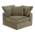 TERRA CORNER CHAIR PERFORMANCE FABRIC DESERT SAGE by Moes Home