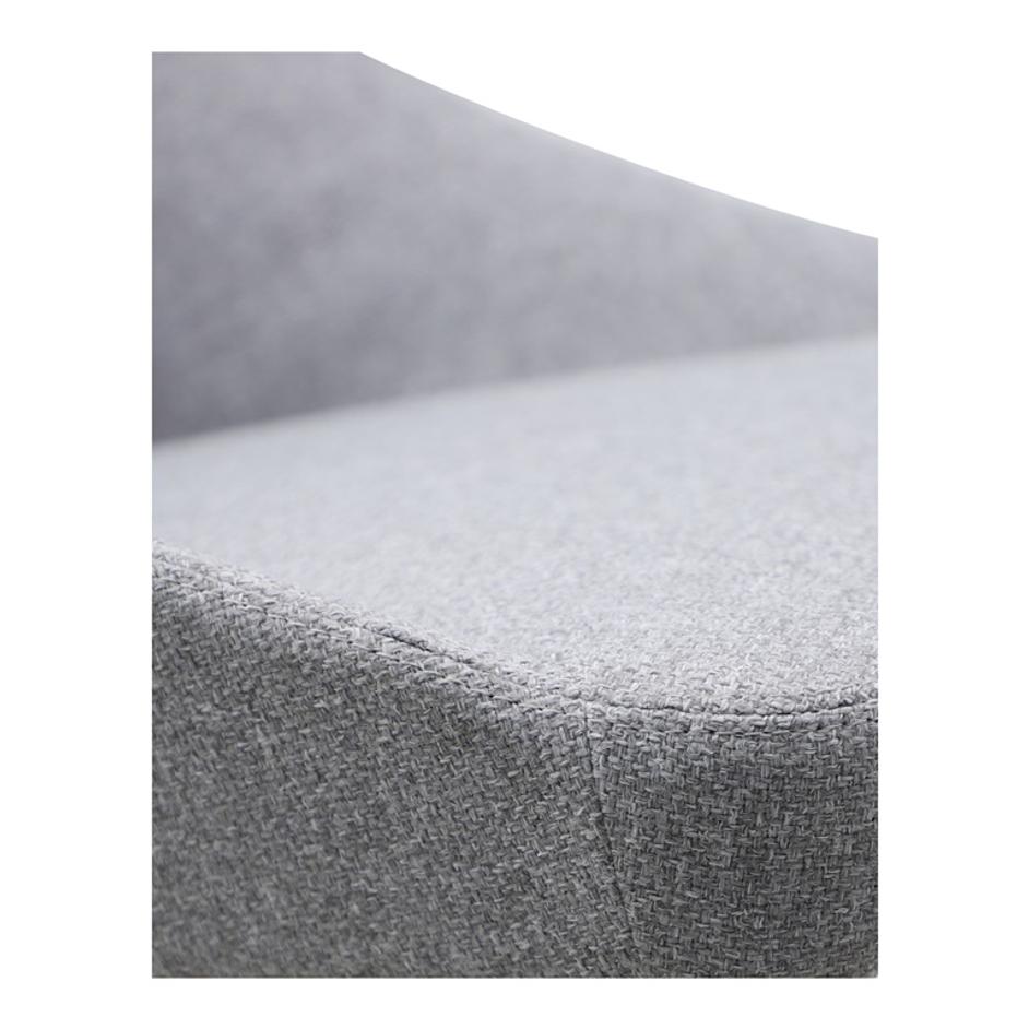 TIZZ DINING CHAIR LIGHT GREY by Moes Home