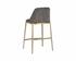 DOVER COUNTER STOOL - BRAVO PORTABELLA / SPARROW GREY by Sunpan