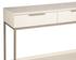 REBEL CONSOLE TABLE WITH DRAWERS - CHAMPAGNE GOLD - CREAM by Sunpan