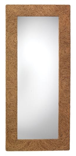 Harbor Seagrass Rectangle Floor Mirror by Jamie Young