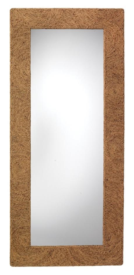 Harbor Seagrass Rectangle Floor Mirror by Jamie Young