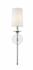 Emily 1 Light Wall Sconce in Polished Nickel Finish by Z-Lite