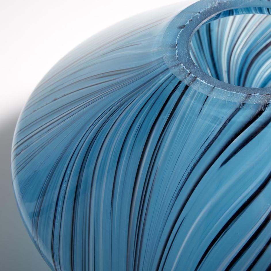 Small Phoebe Vase in Blue by Cyan Design