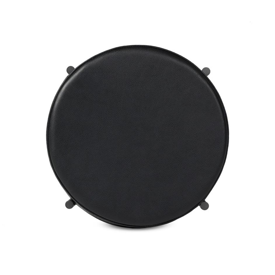 Nocona Bar + Counter Stool - Black Leather by Four Hands