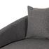 Chloe Media Lounger In Fallon Charcoal by FOUR HANDS