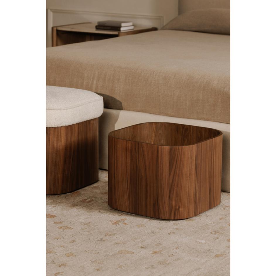 Sonny Stool Walnut by Moes Home