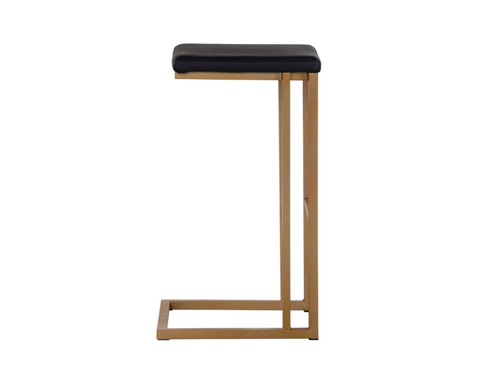 Boone Barstool - Champagne Gold - Onyx by Sunpan