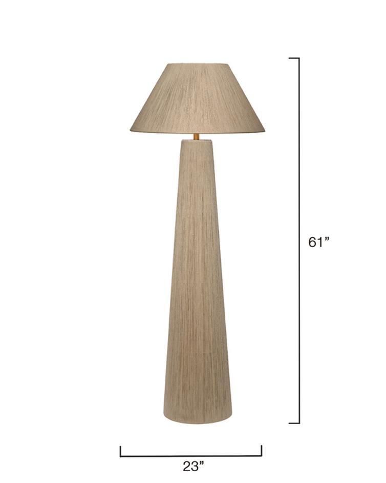 Tension Jute Floor Lamp by Jamie Young