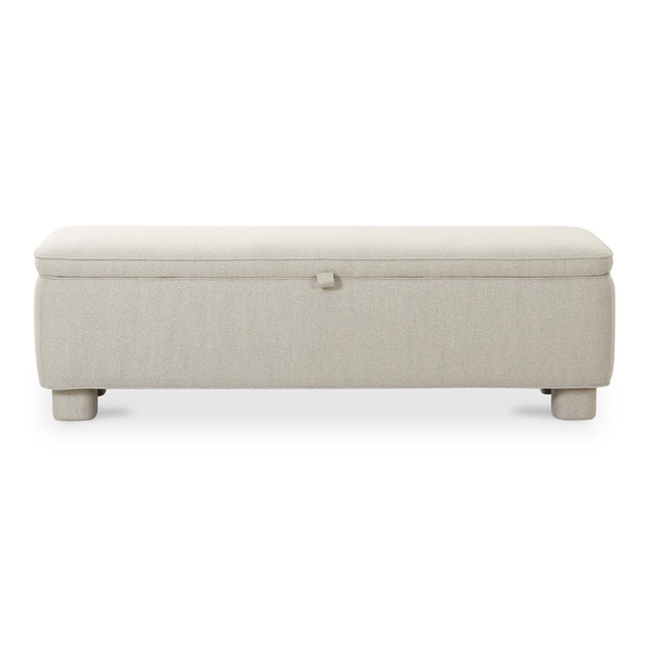 Ichigo Storage Bench Light Grey by Moes Home