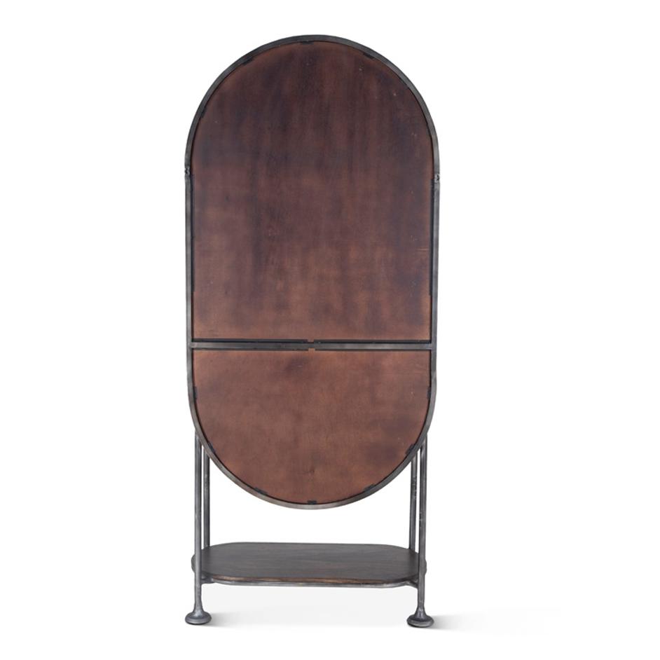 Bowery Tall Oval Bar Cabinet by Home Trends & Design
