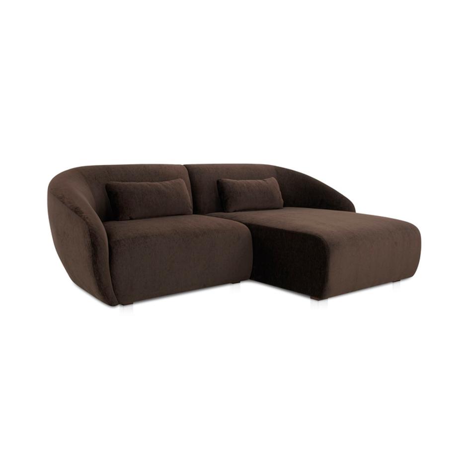 Amelia Nook Modular Right Sectional Espresso by Moes Home