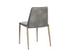 RENEE STACKABLE DINING CHAIR - ANTIQUE BRASS - BELFAST HEATHER GREY / BRAVO METAL by Sunpan