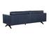 ROGERS SOFA - CORTINA INK LEATHER by Sunpan