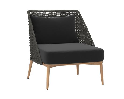 ANDRIA LOUNGE CHAIR - ARASHI BLACK by Sunpan