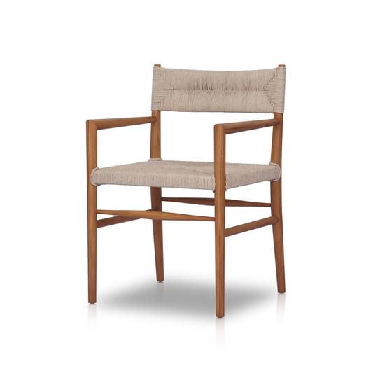 Lomas Outdoor Dining Armchair In Natural by FOUR HANDS