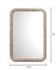 Rectangle Audrey Wall Mirror, White Washed Wood by Jamie Young