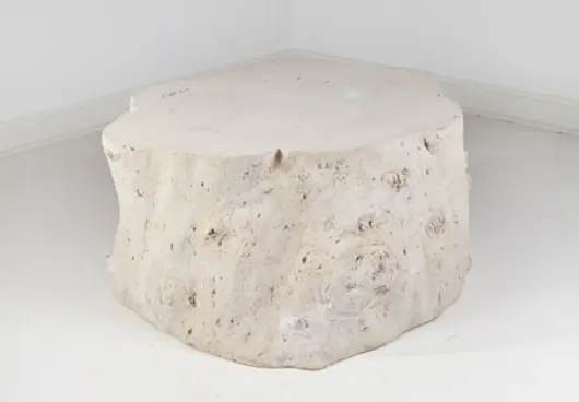 Log Cocktail Table, Stone Cast by PHILLIPS COLLECTION