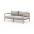 Sherwood Outdoor Sofa In 63" In Brown/Stone Gr by FOUR HANDS
