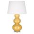 Sunset Triple Gourd Table Lamp by Robert Abbey