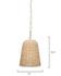 Canal Wood Beaded 1-Light Pendant by Jamie Young