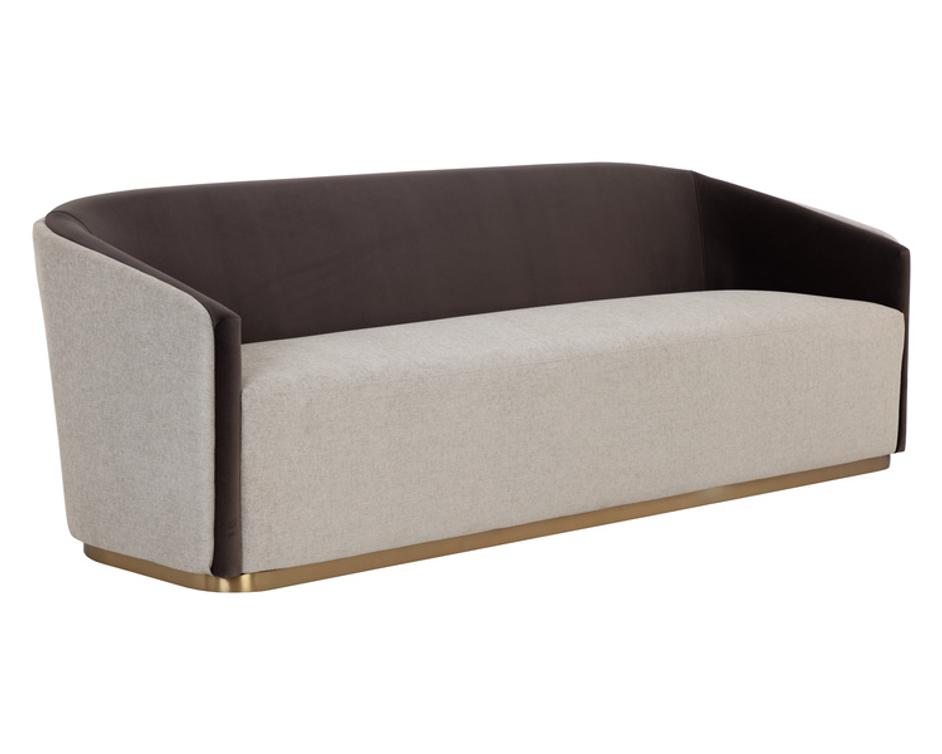 SHEVA SOFA - ERNST SANDSTONE / MEG ASH by Sunpan