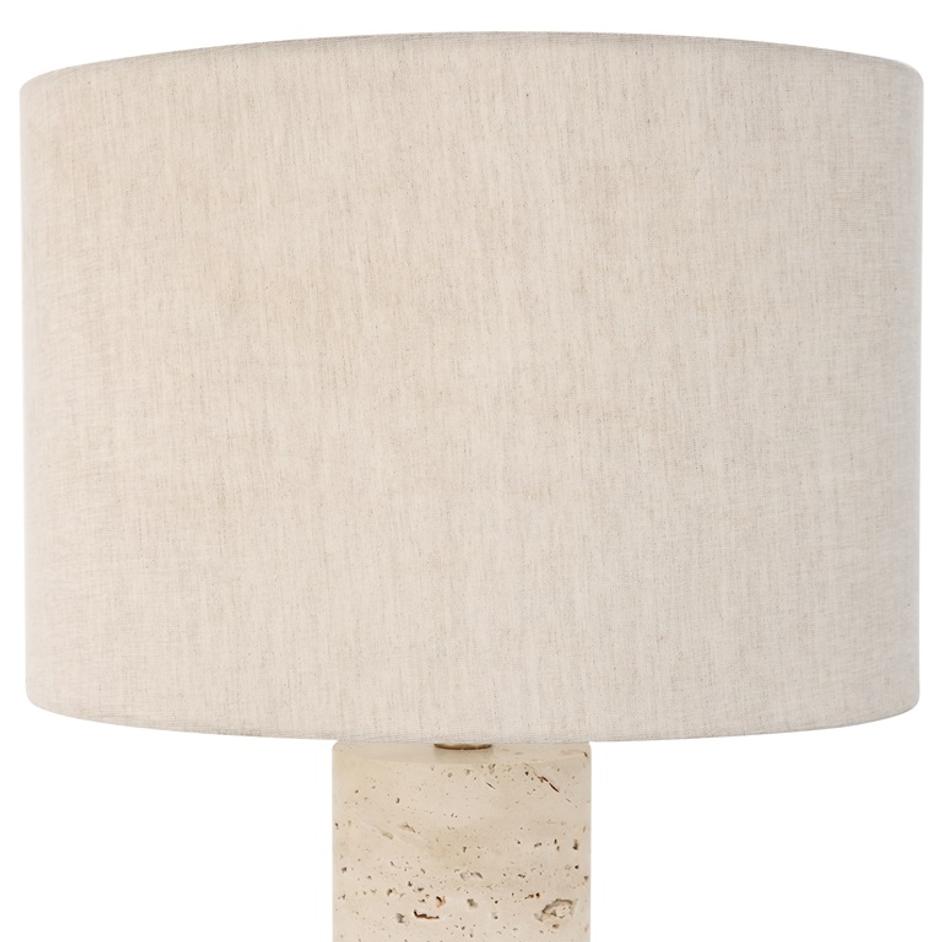 Gravitas Elegant Brass & Stone Lamp by Uttermost
