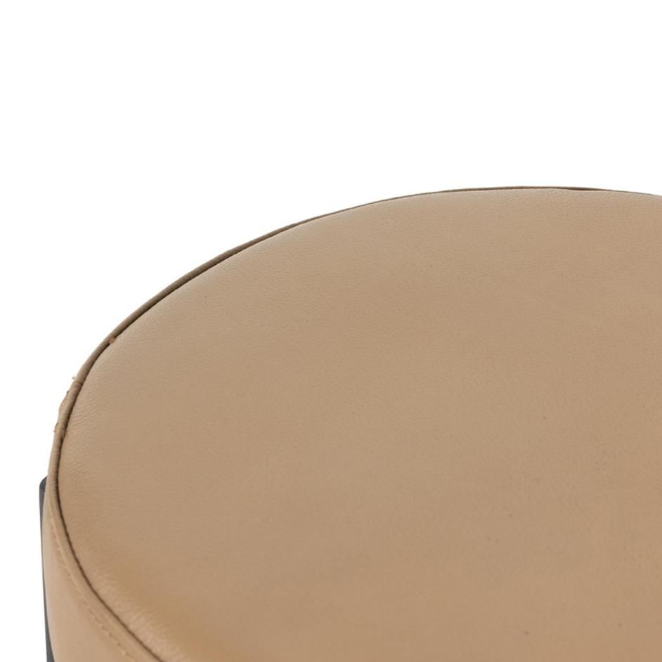 Nocona Stool In Tan Leather In Counter by FOUR HANDS