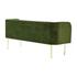 Marsha KD Velvet Bench, Dainty Green by New Pacific Direct