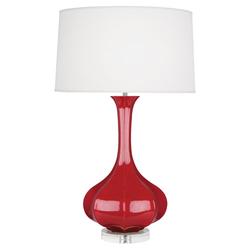 Ruby Red Pike Table Lamp by Robert Abbey