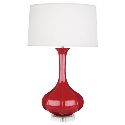 Ruby Red Pike Table Lamp by Robert Abbey