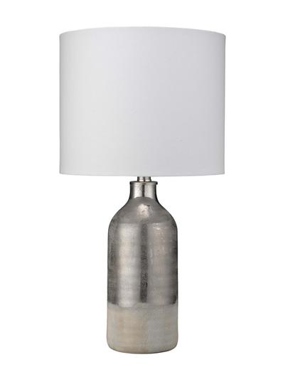 Varnish Ceramic Table Lamp, Silver by Jamie Young