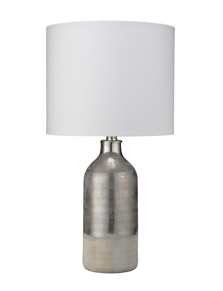 Varnish Ceramic Table Lamp, Silver by Jamie Young