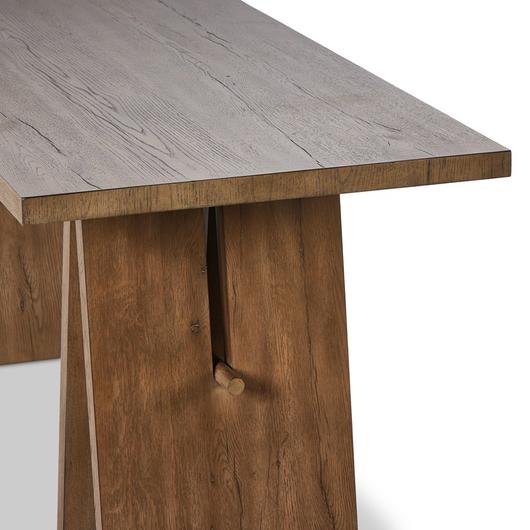 Wylie Desk - Rustic Grey Veneer by Four Hands