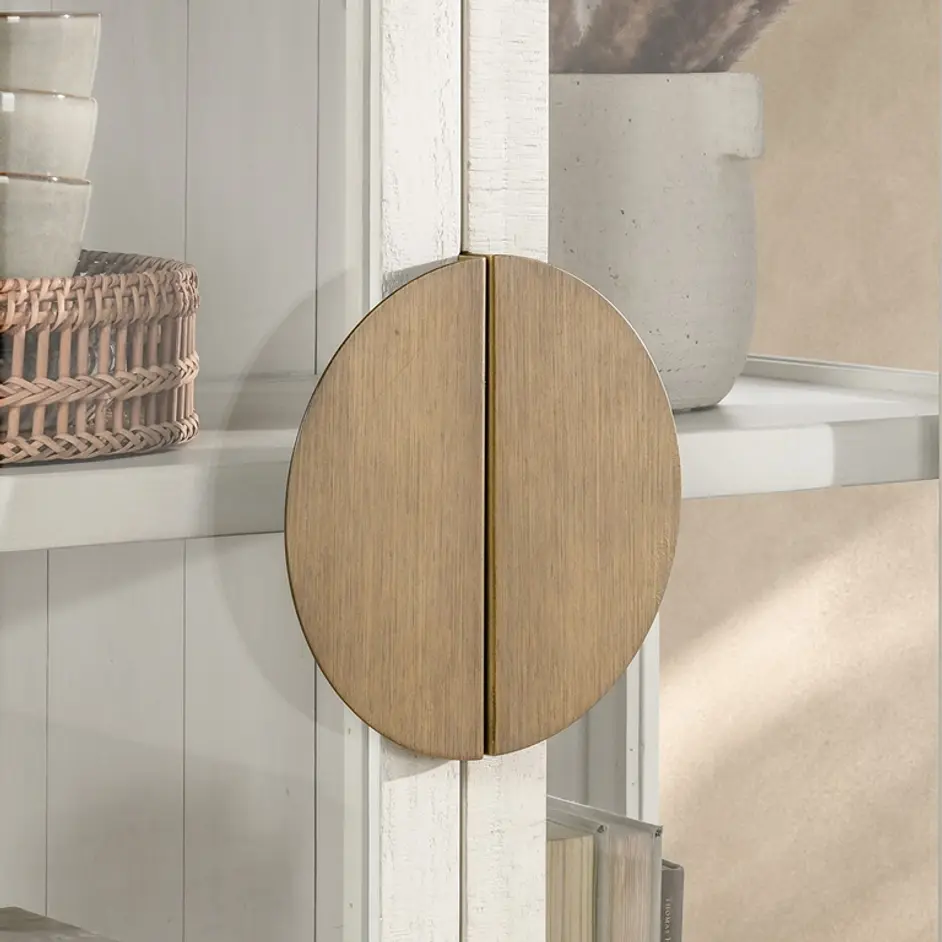 Milroy Reclaimed Pine Tall Cabinet Antique White by Classic Home