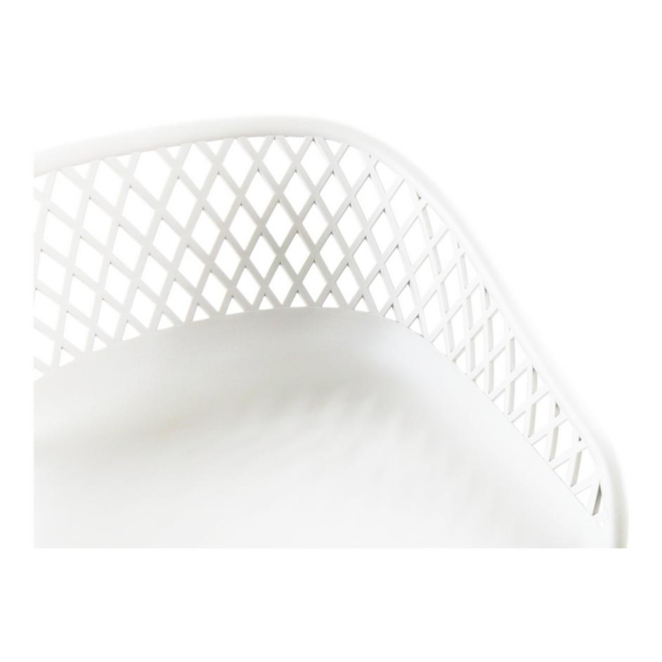 PIAZZA OUTDOOR BARSTOOL WHITE by Moes Home