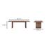 Round Off Small Dining Table Walnut Brown by Moes Home
