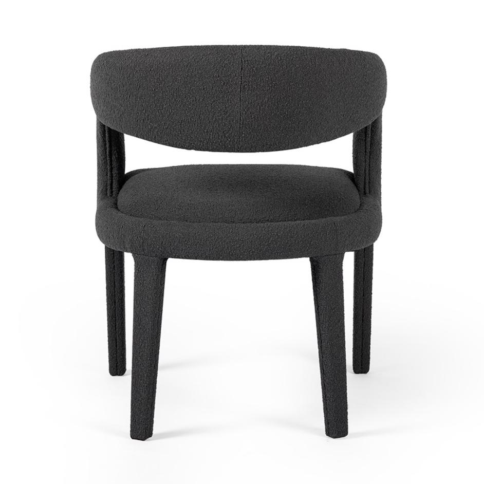 Hawkins Dining Chair In Fiqa Boucle Chrcl by FOUR HANDS