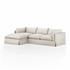 Habitat 2Pc Laf Sectional In 112'' In Nimbus by FOUR HANDS