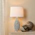 Filigree Ceramic Table Lamp, Blue by Jamie Young