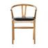 Muestra Dining Chair W/ Cushion - Pebble Black by Four Hands