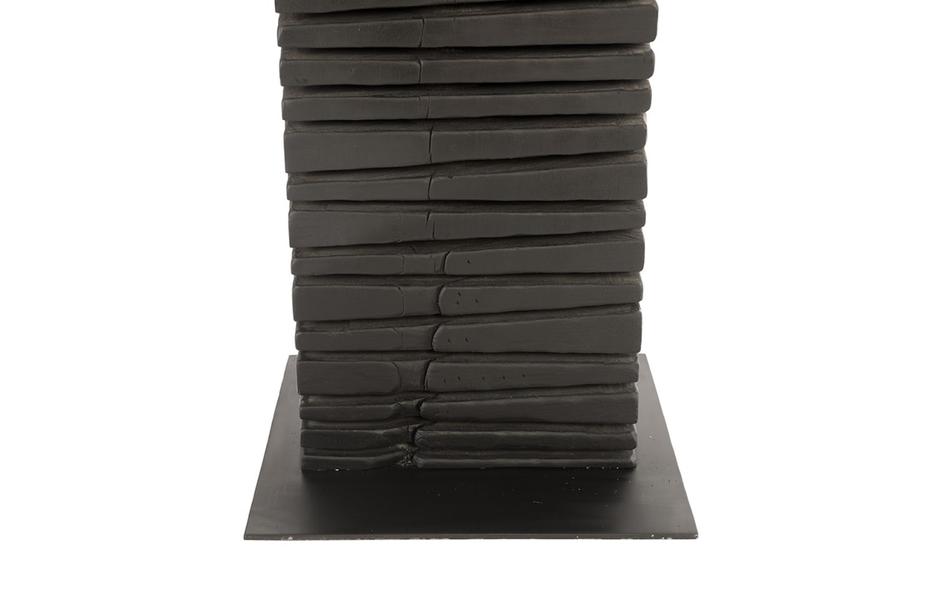 Black Wood Abstract Sculpture, Assorted with Natural Characteristics by PHILLIPS COLLECTION