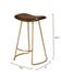 Theo Leather Counter Stool, Brown by Jamie Young