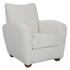 Teddy White Shearling Accent Chair by Uttermost