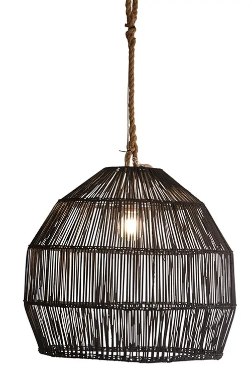 TURIN PENDANT LIGHT BLACK LARGE in ANTIQUE BLACK by Dovetail