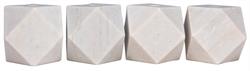 Polyhedron Decorative Candle Holder, Set of 4 by Noir Furniture
