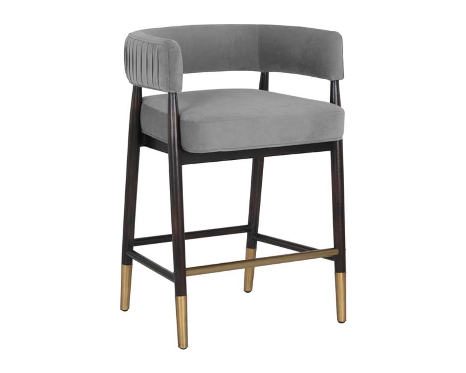 CALLEM COUNTER STOOL - ANTONIO CHARCOAL by Sunpan